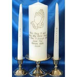 Unity Candle   Hands in Prayer