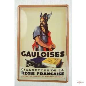 advertising for cigarettes Gauloises 20 x 30 cm metal sign advertising 
