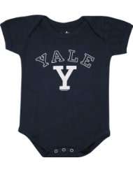Yale Bulldogs Newborn/Infant Navy Big Fan Creeper