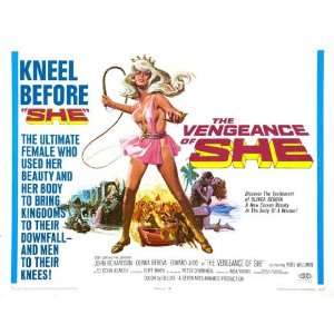 The Vengeance of She Poster Movie Half Sheet 22 x 28 Inches   56cm x 