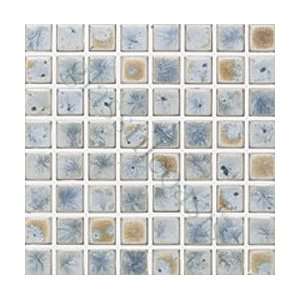  Aquamarine 1 x 1 Blue Bathroom Glossy Ceramic   17984 