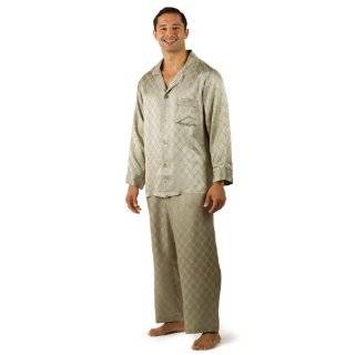  Mens Silk Pajamas   Ocean Waves   Pajamas for Men in 100% 