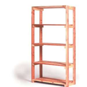  Red Cedar 5 Shelf (Cedar) (60h x 30w x 14 d)