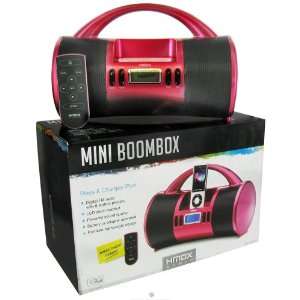  HMDX HMDX SBOXPK Portable Mini Boombox with iPod Dock 