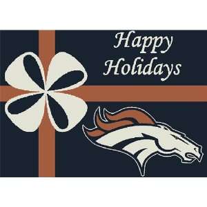  Miliken & Company Denver Broncos Holiday 2Ft. 8In. by 3Ft 