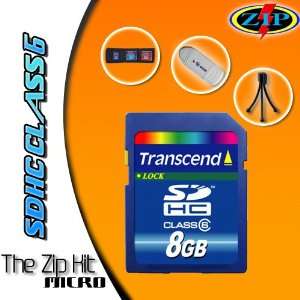   8GB Flash Card, SD/SDHC/MMC Flash Card Reader/Writer, Mini Bendable