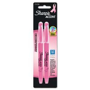  Sharpie Accent  Pink Ribbon Pocket Style Highlighters 