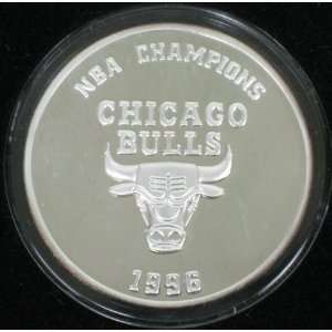  NBA Chicago Bulls Championship Limited Edition 1996 Silver 