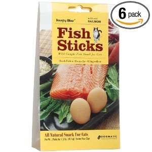 Bounty Bites Fish Sticks, Salmon, 1.5 Ounce Pouches (Pack of 6 
