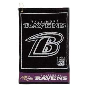  Baltimore Ravens GOLF CLUB HAND JACQUARD TOWEL Sports 