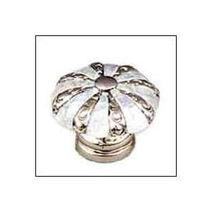  & Company Mother of Pearl inlaid on Solid Brass Round Knob 853 MOP 