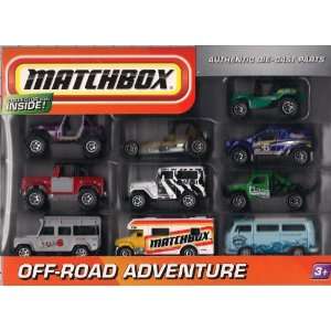  Off Road Adventure Matchbox 10 Pack Collector Set Toys 