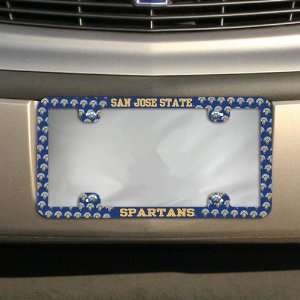  San Jose State Spartans Thin Rim Mini Logo License Plate 