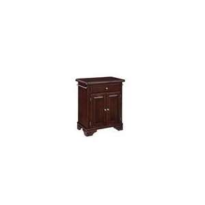  Kitchen Cart with Wood Top on Cherry Cabinet   by Home 