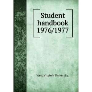  Student handbook. 1976/1977 West Virginia University 