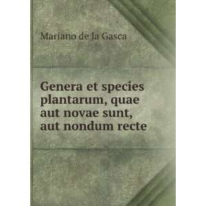  Genera et species plantarum, quae aut novae sunt, aut 