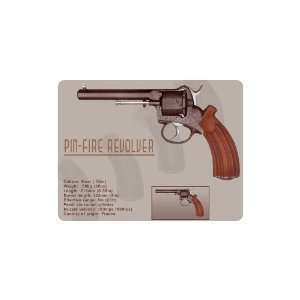  Brand New Gun Mouse Pad Pin Fire Revolver 