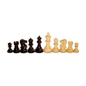  Jacques Chessmen   Black Stained Kari Wood Toys & Games