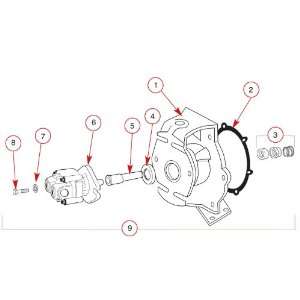 Banjo Hydraulic Motor Adapter Shaft 17055  Industrial 