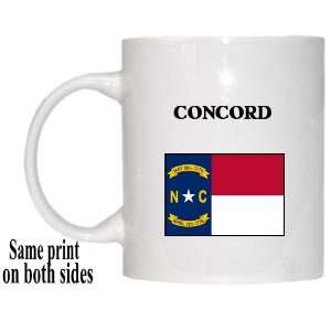  US State Flag   CONCORD, North Carolina (NC) Mug 