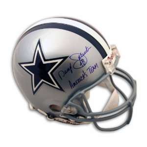  Autographed Daryl Moose Johnston Dallas Cowboys Proline 