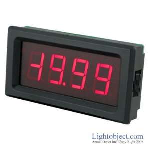    3 1/2 Digital Red LED DC 20a Current Meter (8135) Electronics