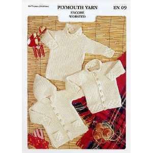  Pattern Knitting Plymouth Encore Worsted PYC EN09