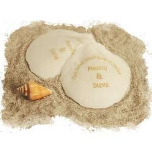   Personalized Sea Shell Favors   Set of 12
