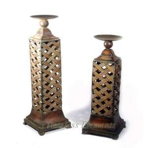  Metal Candlebra Candle Sticks Holders Accent Stand