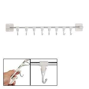  Adhesive Sticking Long Shelf Bathroom Movable Hook Hanger 