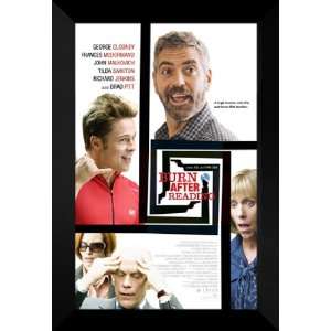  Burn After Reading 27x40 FRAMED Movie Poster   Style C 