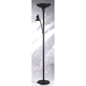   Branch Black Torchiere Reading Lamp 71H Floor Lamp