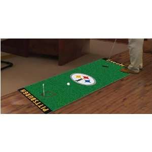   Steelers Pittsburgh Steelers   NFL 24x96 Golf Putting Green Mat