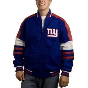  New York Giants Wool and Leather  Reversible  Varsity Jacket 