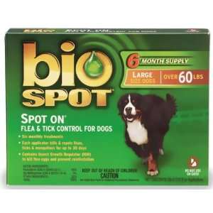  Bio Spot On Spot   LARGE for Dogs over 60 lbs. (6 Month 