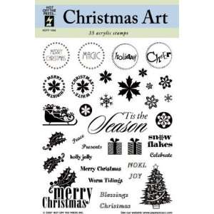  CLEAR STAMPS CHRISTMAS ART Patio, Lawn & Garden
