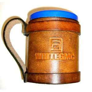   ~ White Truck Company~ Vintage Leather Can Holder~ Made In The USA