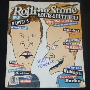  Mike Judge Beavis & Butthead   Hand Signed Autographed 