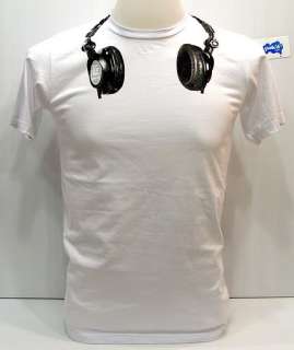 Dj Headphones MIX Retro Rave Party T Shirt Technics M  