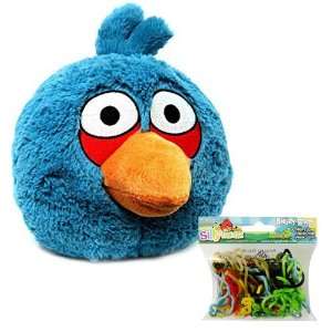  Angry Birds 5 Plush Blue Bird w/ Sound and FREE Silly 