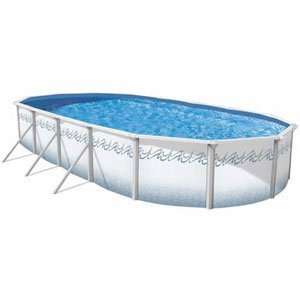   24 ft Oval 52 Inch Classic Above Ground Pool Patio, Lawn & Garden