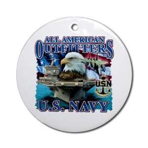   ) All American Outfitters US Navy Bald Eagle US Flag 