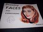  Drawing Faces 7 Expressions Art Book Women Children Men Teens 1958