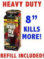 Fruit Fly Traps REFILL incld EXTRA Lures & Sticky Cards  