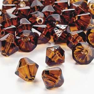 com Chocolate Brown Cut Crystal Bicone Beads   8mm   Beading & Beads 