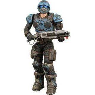 NECA Gears of War Series 3 Action Figure COG Soldier Sniper Rifle 