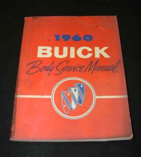 Buick 1960 Body Service/Shop Manual OEM Canadian  