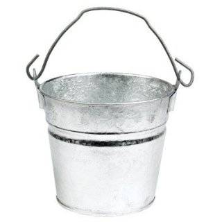   610 Galvanized Metal Water Bucket (2 Gallon) Patio, Lawn & Garden
