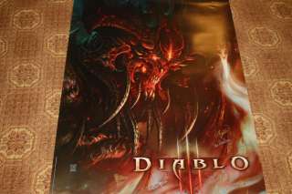 Blizzcon 2010 Official Diablo III 3 Signed Poster  