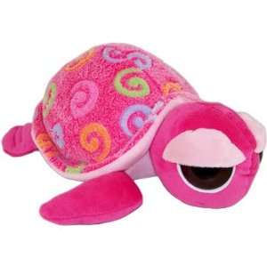   Color Swirls   BIG EYE TURTLE (Bubble Gum Pink   12 inch) Toys